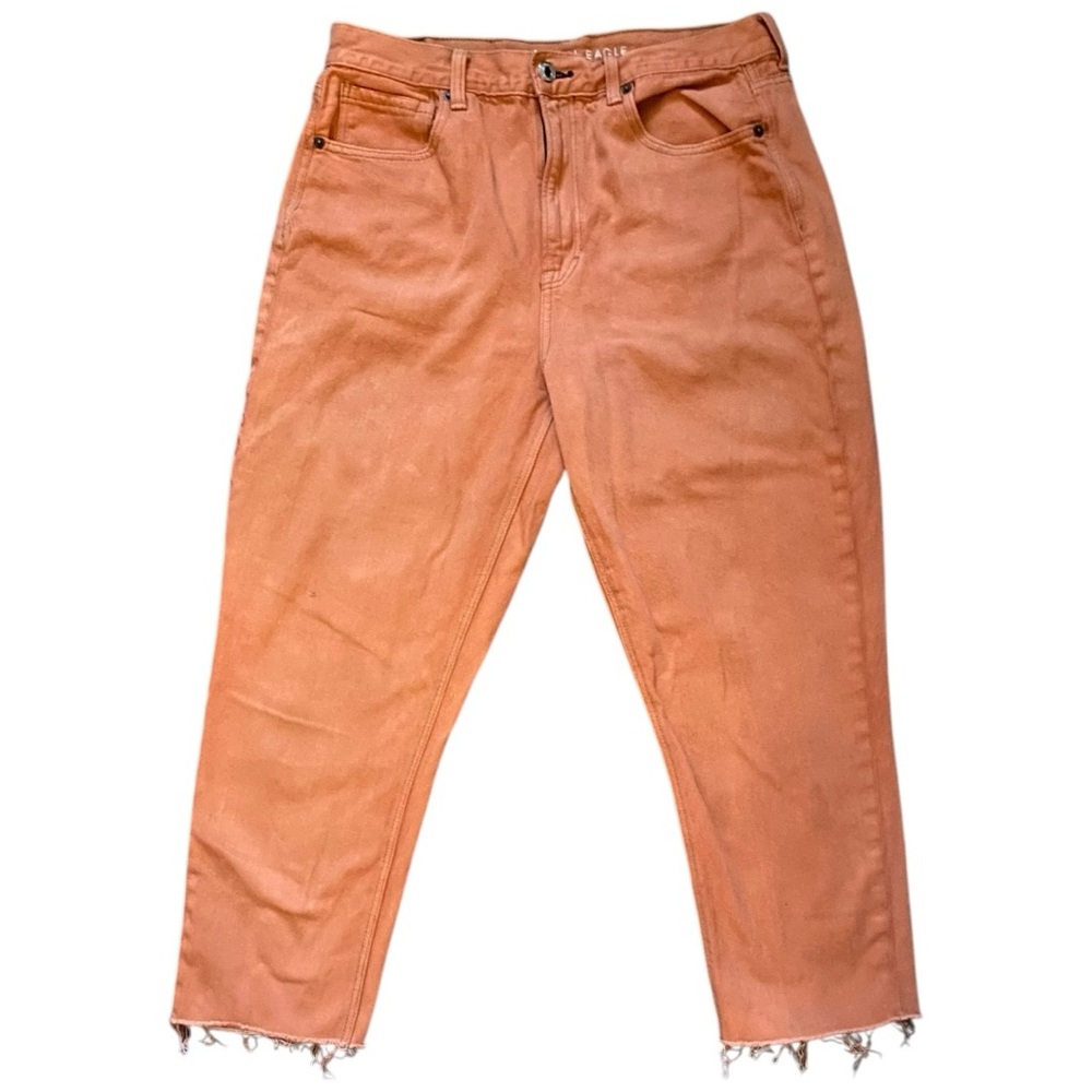 American Eagle Outfitters Orange Cropped Jeans
